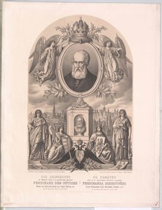 Kejser af Østrig Ferdinand I (print) af Unknown artist