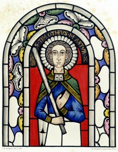 Gravering, der repræsenterer Sankt Timotheus