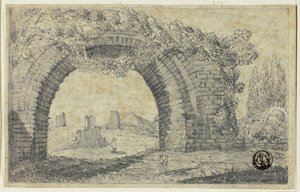 Indgangen til Circus of Caracalla af Unknown artist