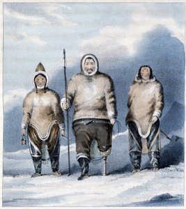 Eskimoer: Shulamina, Tullurchiu og Tirikshiu af Unknown artist