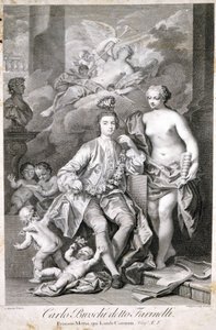 Farinelli (Carlo Broschi, dit; 1705 - 1782). af Unknown artist