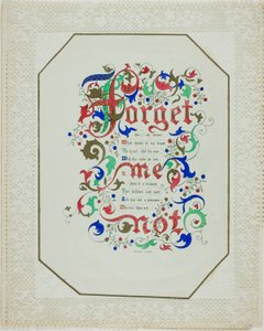 Forget Me Not (valentine) af Unknown artist