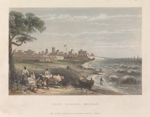 Fort George, Madras af Unknown artist