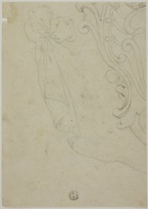 Fragment af Scroll Ornament af Unknown artist