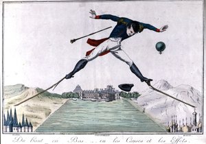 Fra top til bund... eller årsager og virkninger. Tegneserie om Napoleon I