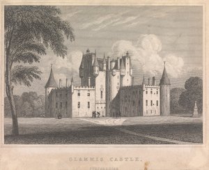 Glamis Castle, Forfarshire; side 9 (bind 2) af Unknown artist