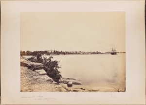 Government House og Fort Macquarie af Unknown artist