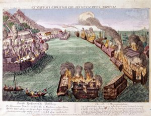 Grand Siege of Gibraltar 1779-1783 (gravering) af Unknown artist