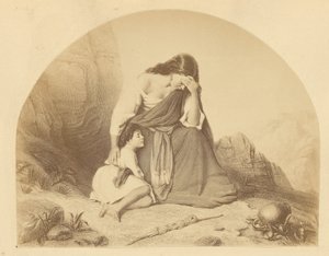 [Hagar og Ismael]. af Unknown artist