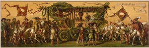 Hans Makarts optog gennem byen Wien af Unknown artist