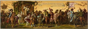 Hans Makarts optog gennem byen Wien af Unknown artist
