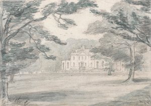 Havering Bower, Essex (A View of a Country Mansion) af Unknown artist