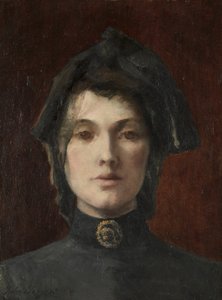 Hovedet af en pige af Unknown artist
