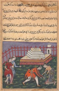 Da Ayaz hører hendes kærlighedserklæring, falder hun for Mahmudas fødder ved den hellige helligdom. Scenen er vidne til af Salim, Ayaz
