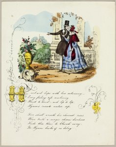 Hjerte og håb med kærlighed sammenflettet (valentin) af Unknown artist
