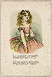 Her er en hilsen til min lille skat (valentine) af Unknown artist