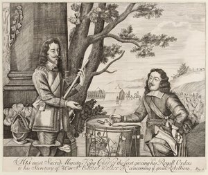 ?Hans Allerhelligste Majestæt, Kong Charles, den første, der gav sine kongelige ordrer til sin sekretær vedrørende det store oprør? af Unknown
