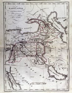 Mesopotamiens historiske atlas. Babylonien, Syrien og Assyrien. Slutningen af det 18. århundrede. af Unknown artist