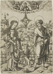Hellige Familie af Unknown artist