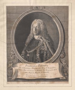 Den hellige romerske kejser Frans I (print) af Unknown artist