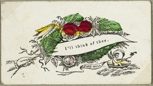 Jeg vil tænke på dig (valentine) af Unknown artist
