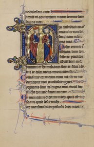 Indledende D: David og Kristus af Unknown artist