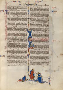 Initial L: Ester foran kong Ahausuerus af Unknown artist