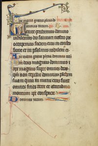 Initial V: Gejstlige, der synger af Unknown artist