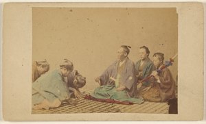 Japanske højtstående officerer. af Unknown artist