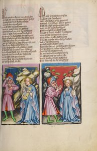 Jephthas datter; Jephtha fortæller sin datter om sin ed af Unknown artist