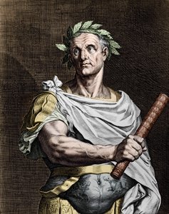 Julius Cæsar (101-44 f.Kr.), romersk statsmand. af Unknown artist