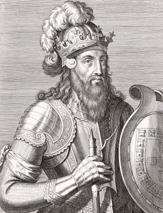 Kong Afonso III af Portugal. Portræt. af Unknown artist