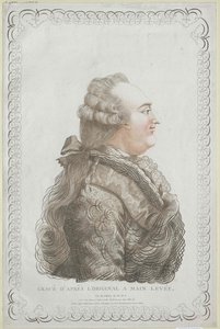Frankrigs konge Louis XVI (print) af Unknown artist