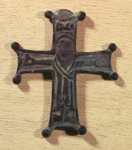 Ridderkors af det første korstog (1096-1099). Paris, Nationalmuseet for middelalderen, Thermes de Cluny af Unknown artist