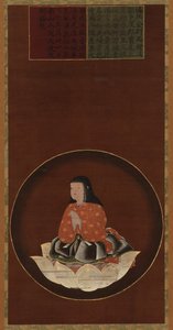 Kobo Daishi som barn sad på en lotus af Unknown artist