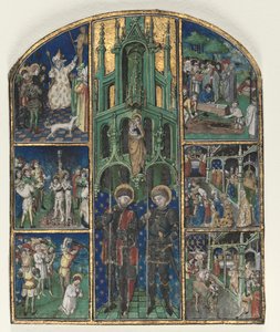 Blad fra hertug Ludvig af Savoyens timer: de hellige Nereus og Achilleus af Unknown artist