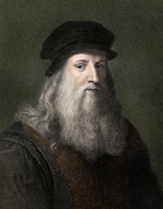 Leonardo Da Vinci (1452-1519) af Unknown artist