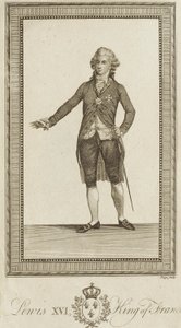 Ludvig XVI, konge af Frankrig af Unknown artist