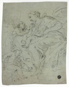 Madonna og barn af Unknown artist