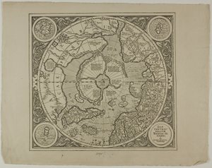 Kort over Mercator-projektionen af Unknown artist