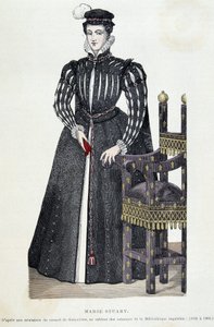 Marie Stuart - gravering af Unknown artist