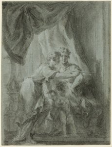 Mars, Venus og Amor af Unknown artist