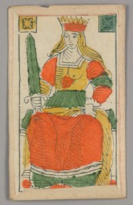 Minchiate (Tarot) spillekort af Unknown artist