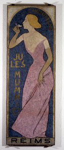 Mosaik til Champagne Mumm, slutningen af det 19. århundrede af Unknown artist