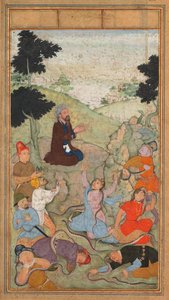 Moses beder om at afslutte slangernes angreb på israelitterne fra et helligheds spejl (Mir