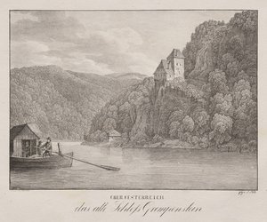 Nedre Østrig, Det gamle slot Grempenstein af Unknown artist