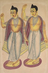 Nitai og Gaur af Unknown artist