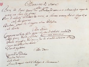 Noter om iscenesættelsen af operaen Mithridate af Giuseppe Aldrovandini (1706) af Unknown artist