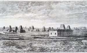 Oliekilder, Baku, Kaukasus (Nobel) af Unknown artist