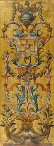 Et malet panel af Unknown artist